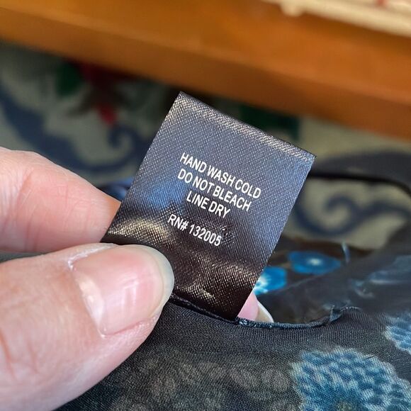 Ellison black floral short kimono jacket - Picture 7 of 7